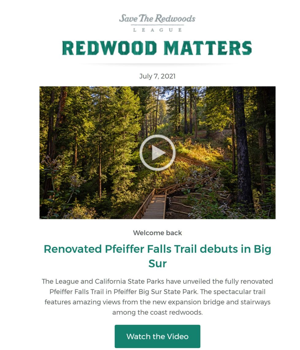 Newsletter Save The Redwoods League