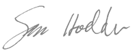 Sam Holder Signature